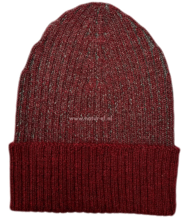 DE COLORES 100% baby alpaca MUTS TWO TONE rood 47