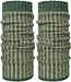 De Colores DE COLORES 100% baby alpaca BEENWARMERS TWO TONE grijsgroen 65