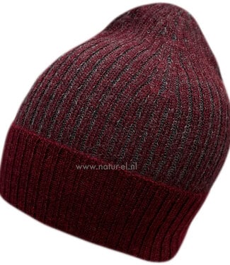 De Colores DE COLORES 100% baby alpaca MUTS TWO TONE rood 47
