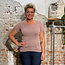 Engel ENGEL Wol zijde shirt korte mouw dames DUSTY ROSE