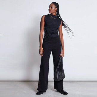Jan 'n June JAN 'N JUNE  bootcut broek KOHRA BLACK biologisch katoen