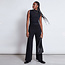 Jan 'n June JAN 'N JUNE  bootcut broek KOHRA BLACK biologisch katoen