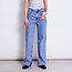 Jan 'n June JAN 'N JUNE high waist spijkerbroek met split SELENE LIGHT BLUE