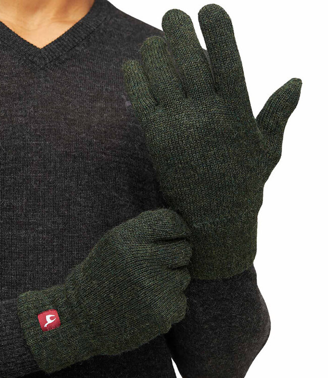 APU KUNTUR wollen handschoenen 100% alpaca UNI GROEN