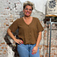 THINKING MU hennep blouse LIBELULA OTTER met tencel