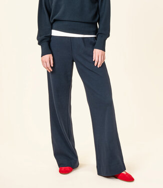 Living Crafts LIVING CRAFTS relax broek met wijde pijpen DANI BLUE