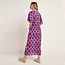 LANIUS maxi Jurk BATIK met onderjurk van tencel en zijde