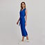 TRANQUILLO effen v-hals jumpsuit ALLY BLUE ecovero