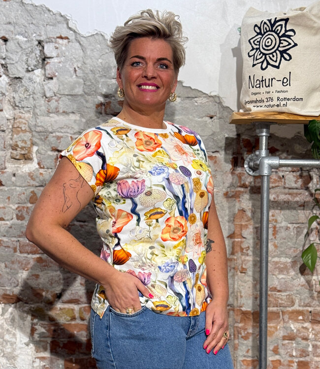 DEDICATED shirt VISBY FANTASY biologisch katoen