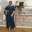 GIVN jumpsuit KAYLA BASALT biologisch katoen mousseline