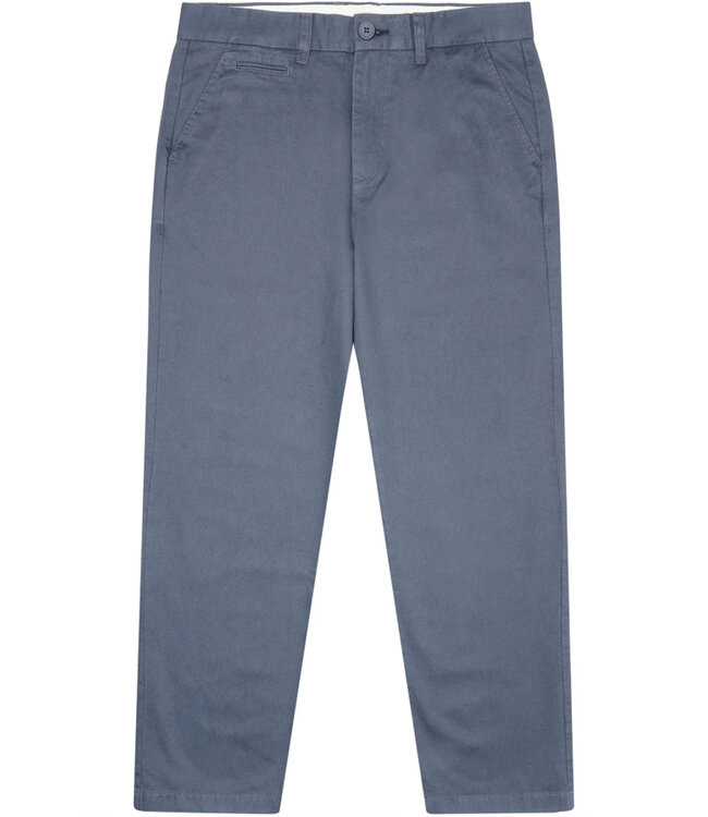 Chino broek FLINT INDIGO biologisch katoen twill KCA