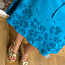 TRANQUILLO jurk met print en ceintuur THEKLA FLOWER