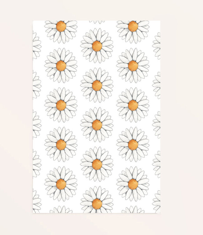 Wens kaart madliefjes - Fritsy design A6