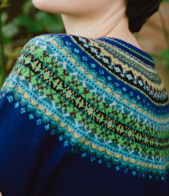 ERIBÉ merino wollen ALPINE TRUI met angora SIRIUS