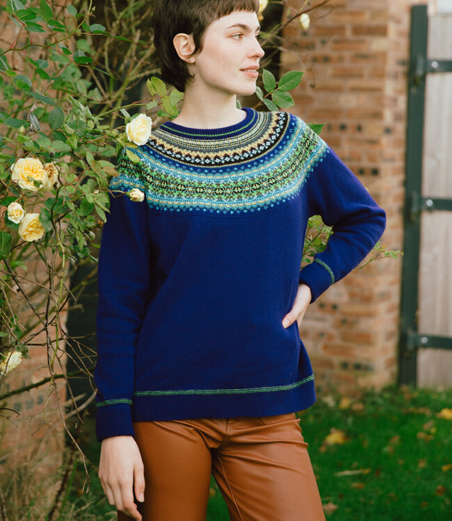 ERIBÉ merino wollen ALPINE TRUI met angora SIRIUS