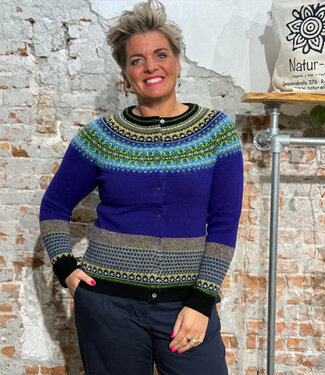 Eribé ERIBÉ merino wollen ALPINE VEST met angora SIRIUS