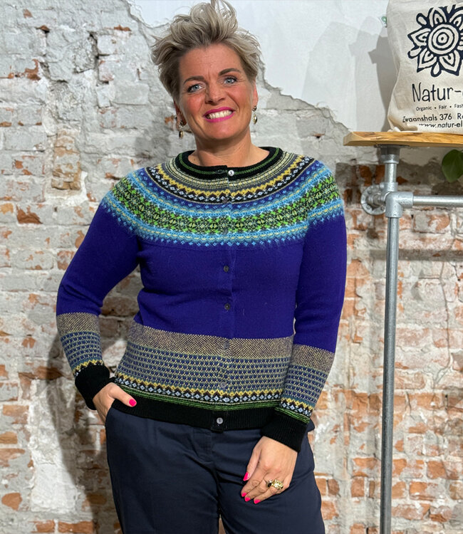 ERIBÉ merino wollen ALPINE VEST met angora SIRIUS