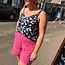 MAZINE korte linnen bermuda broek NALA FUCHSIA