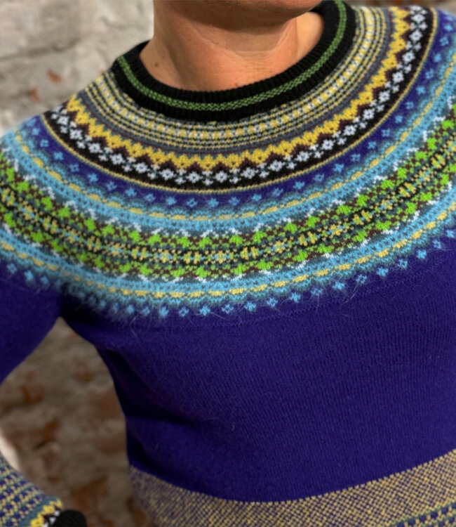 ERIBÉ merino wollen ALPINE TRUI met angora SIRIUS