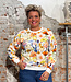 DEDICATED sweater FANTASY FLOWERS van biologisch katoen