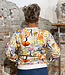 DEDICATED sweater FANTASY FLOWERS van biologisch katoen