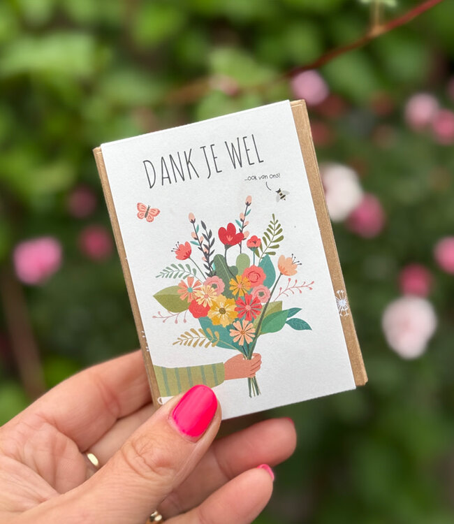 BLOSSOMBS gift box bloembommetjes DANK JE WEL
