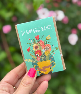 blossombs BLOSSOMBS gift box bloembommetjes JIJ BENT GOUD!