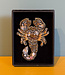 FAIRTRADE broche SCORPIO met pailetten en kralen