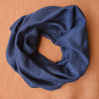 Engel ENGEL wol zijde col shawl sjaal voor kinderen MARINE
