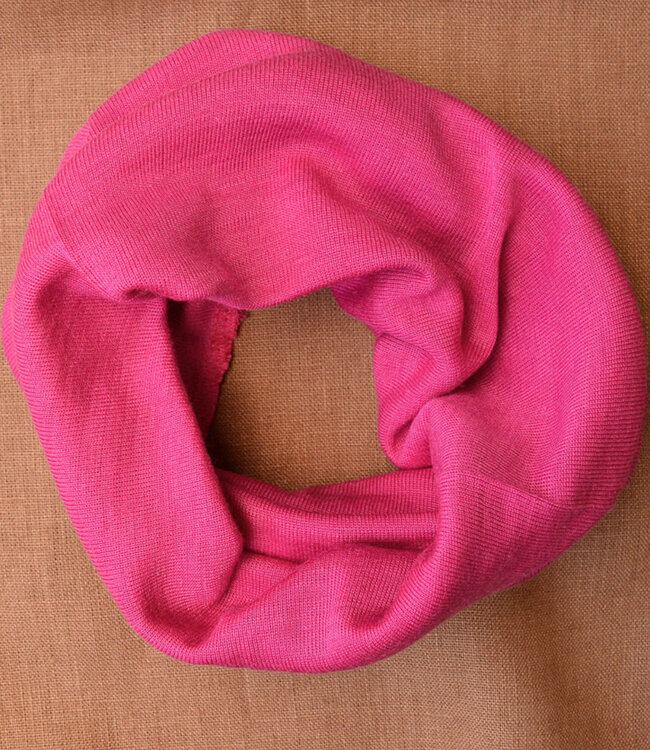 ENGEL wol zijde col shawl sjaal voor kinderen FRAMBOOS