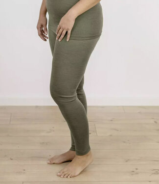 Engel ENGEL Wol zijde legging dames wollen ondergoed OLIJF