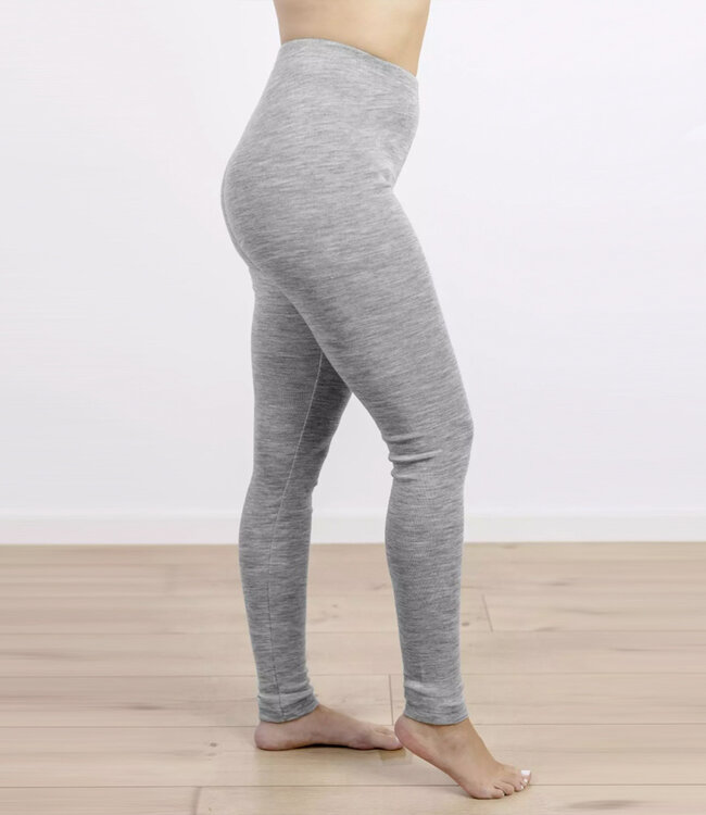 ENGEL Wol zijde legging dames wollen ondergoed GRIJS