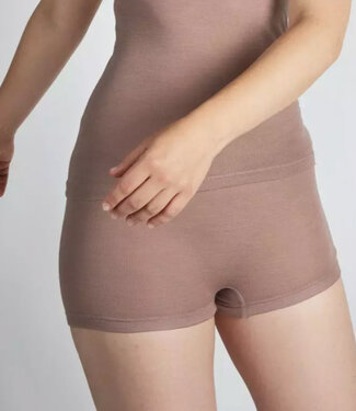 Engel ENGEL NATUR Wol zijde boxer hipster broekje dames DUSTY ROSE