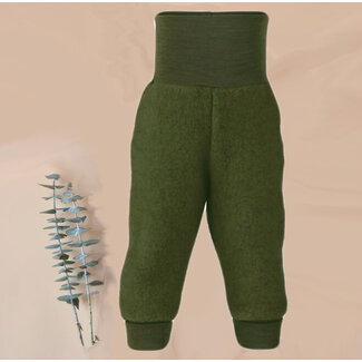 Engel ENGEL NATUR wollen baby broekje wolfleece baby BOSGROEN