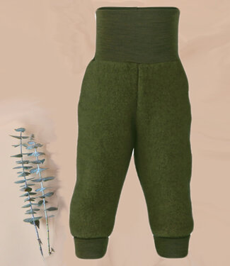 Engel ENGEL NATUR wollen baby broekje wolfleece baby BOSGROEN