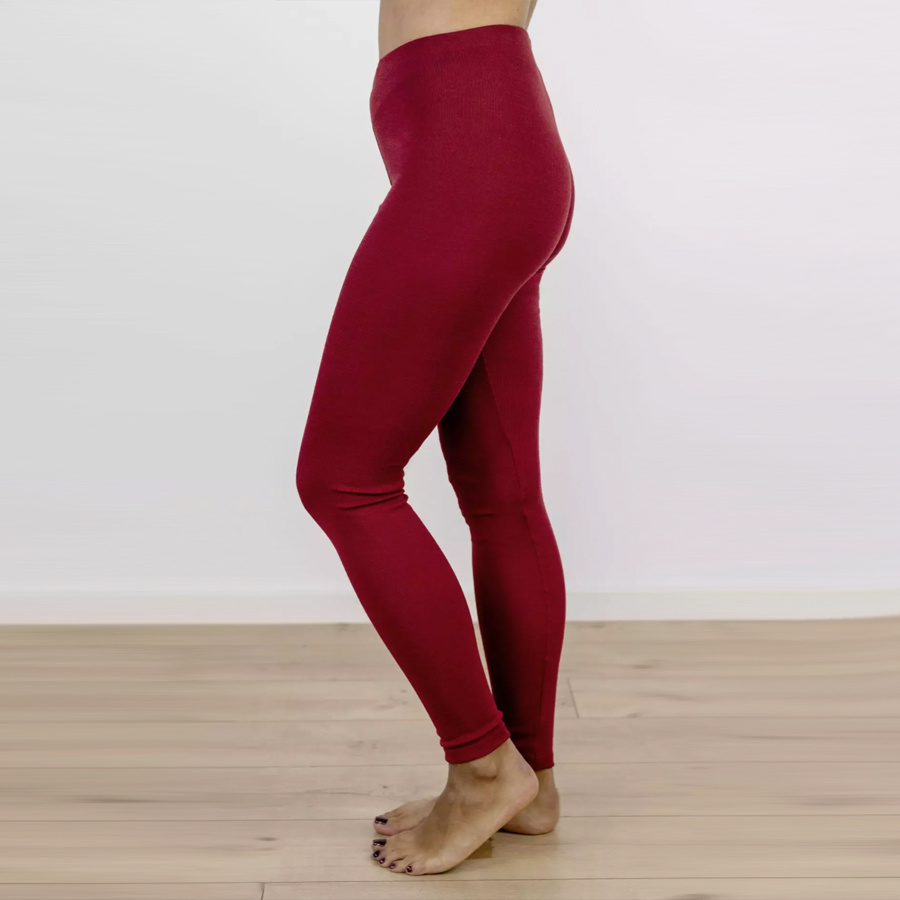Biologische wollen leggings voor dames – zacht, warm en multifunctioneel voor elk seizoen