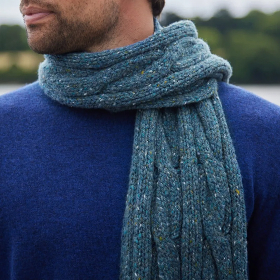 Duurzame accessoires voor heren – warme mutsen, shawls en wanten van pure, eerlijke materialen