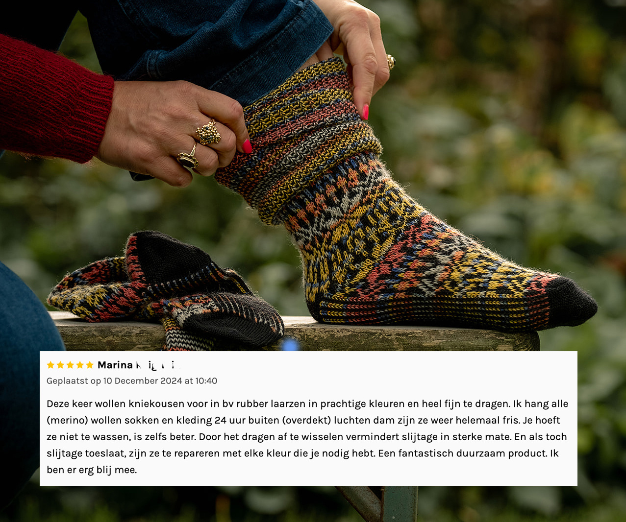 Noorse wollen sokken van Hirsch Natur – kleurrijk, warm en 100% wol