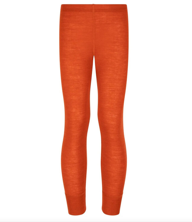 HOCOSA legging biologische wol zijde kind TERRACOTTA