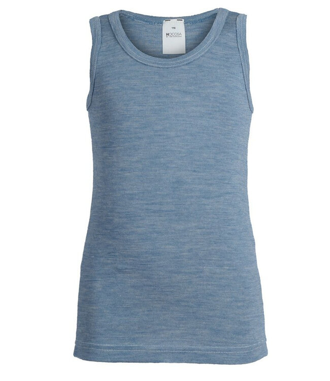 HOCOSA hemd wol zijde kind biologische wol JEANS