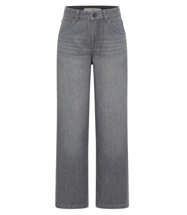 LANIUS relaxed jeans GAIA DARK GREY biologisch katoen