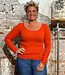 LANIUS basic longsleeve LOLA RED biologisch katoen