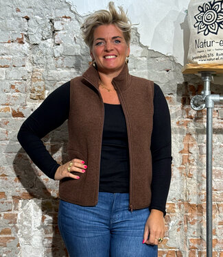 Engel ENGEL NATUR wollen BODYWARMER wolfleece dames KANEEL