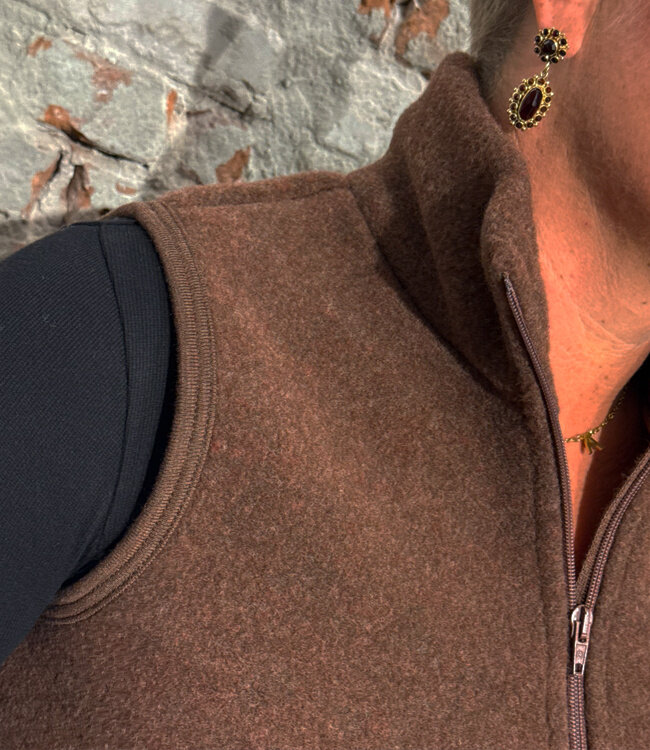 ENGEL NATUR wollen BODYWARMER wolfleece dames KANEEL