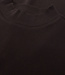 Rib shirt met opstaande kraag ANA CHOCOLATE biologisch katoen