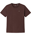 T-shirt met badge LOKE CHOCOLATE biologisch katoen KCA