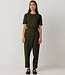 SKFK SKFK broek met overslag EZAMA GREEN van modal