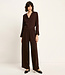 LANIUS wijde pantalon broek JOLENE BROWN van tencel