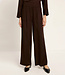 LANIUS wijde pantalon broek JOLENE BROWN van tencel