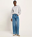 LANIUS mid waist spijkerbroek MARLENE MID BLUE